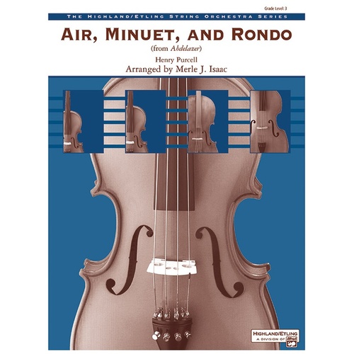 Air Minuet And Rondo String Orchestra Gr 3
