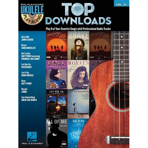 Ukulele Play-Along Volume 32 Book/CD - Top Downloads Series by Hal Leonard