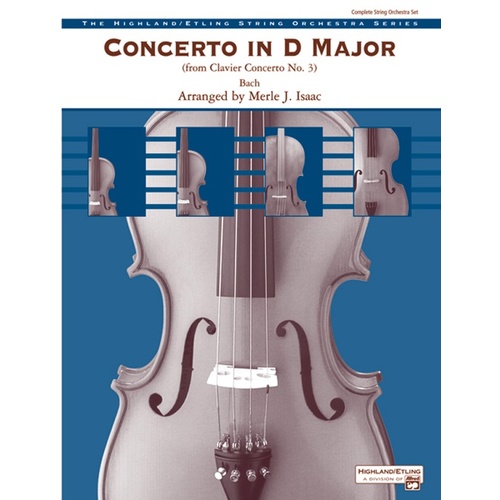 Concerto In D String Orchestra Gr 3