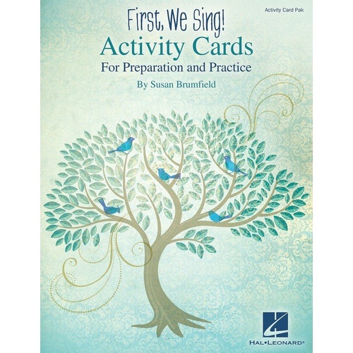 First We Sing! Activity Cards by Hal Leonard for Music Classroom - 36 Pages, Fun Rhythm & Melody Activities for Skill Development