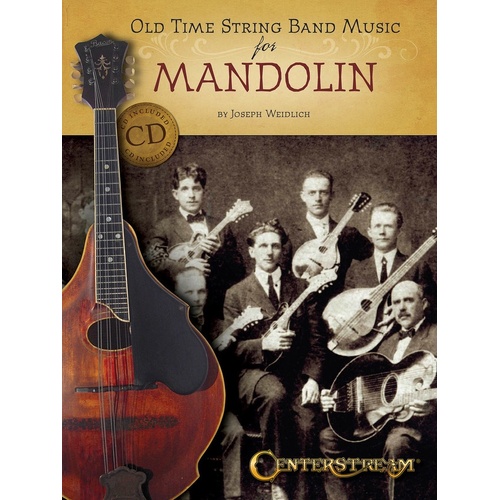Old Time String Band Music For Mandolin Book/CD (Softcover Book/CD)
