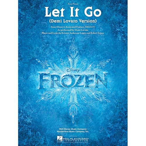 Let It Go From Frozen S/S Easy Piano (Softcover Book)