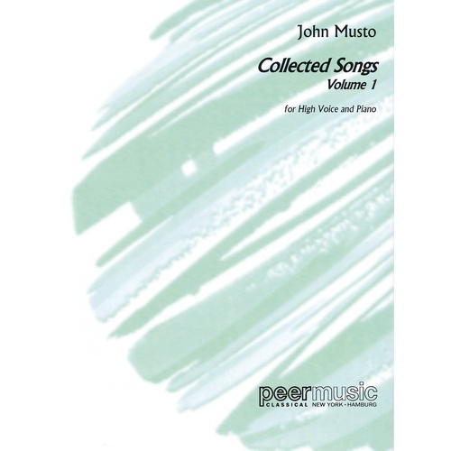 Collected Songs Vol 1 High Voice (Softcover Book)