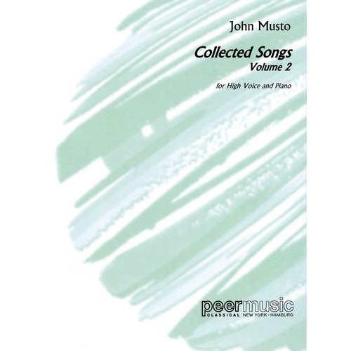 Collected Songs Vol 2 High Voice (Softcover Book)