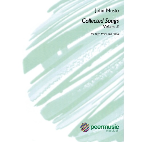 Collected Songs Vol 3 High Voice (Softcover Book)
