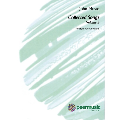 Collected Songs Vol 5 High Voice (Softcover Book)