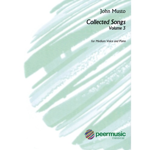 Collected Songs Vol 3 Medium Voice (Softcover Book)