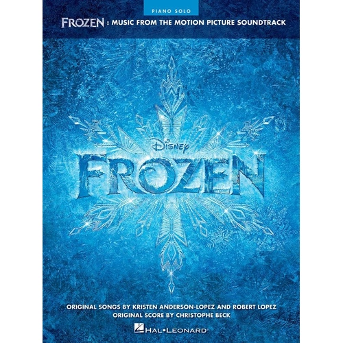 Frozen Music from the Motion Picture Piano Solo Songbook by Hal Leonard, 40 Pages, Intermediate/Advanced Arrangements