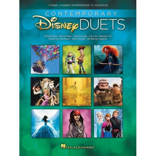 Contemporary Disney Duets Int - Adv Piano (Softcover Book)