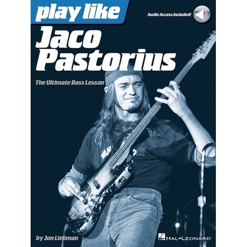 Play Like Jaco Pastorius Bass Tab Book with Audio Access