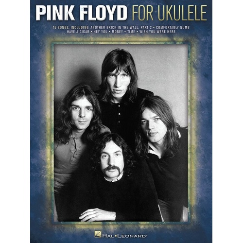 Pink Floyd for Ukulele Songbook by Hal Leonard, 40 Pages, 15 Unique Arrangements of Classic Songs