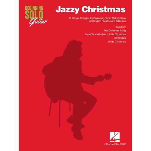 Jazzy Christmas Beginning Solo Guitar TAB (Softcover Book)