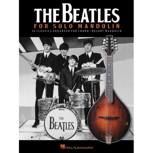 Beatles For Solo Mandolin TAB (Softcover Book)
