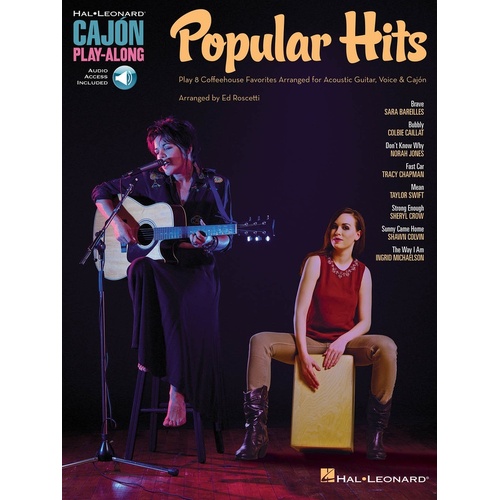 Popular Hits Cajon Playalong Book/Online Audio (Softcover Book/Online Audio)