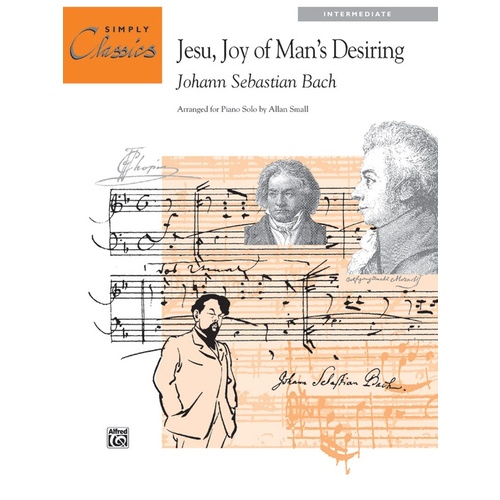 Jesu Joy Of Man's Desiring Simplified Piano Solo
