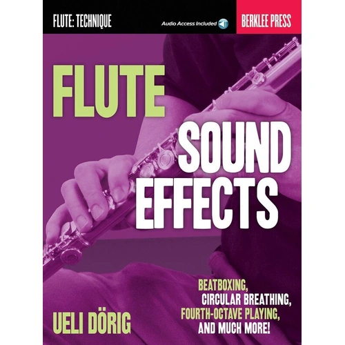 Flute Sound Effects Book by Berklee Press - 72 Pages