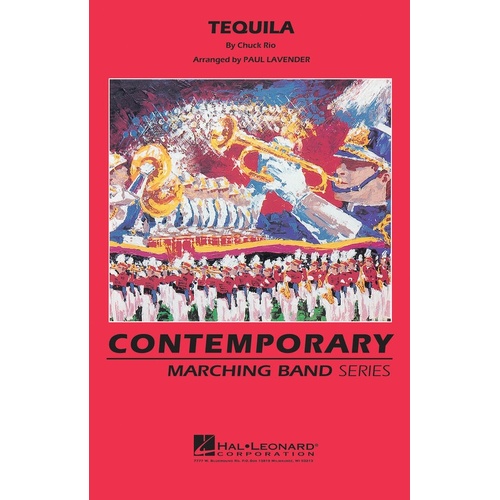 Tequila Marching Band Arr Lavender (Music Score/Parts)