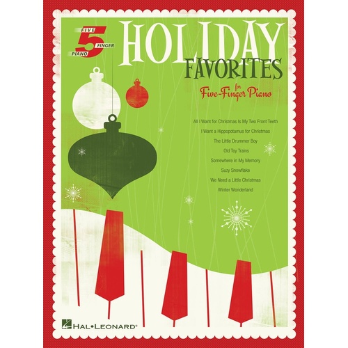 Holiday Favorites For Five Finger Piano (Softcover Book)