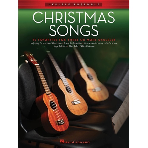 Christmas Songs Ukulele Ensemble (Softcover Book)