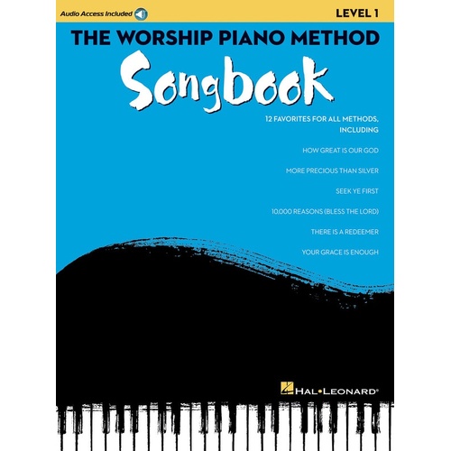 Worship Piano Method Songbook Lev 1 (Softcover Book/Online Audio)