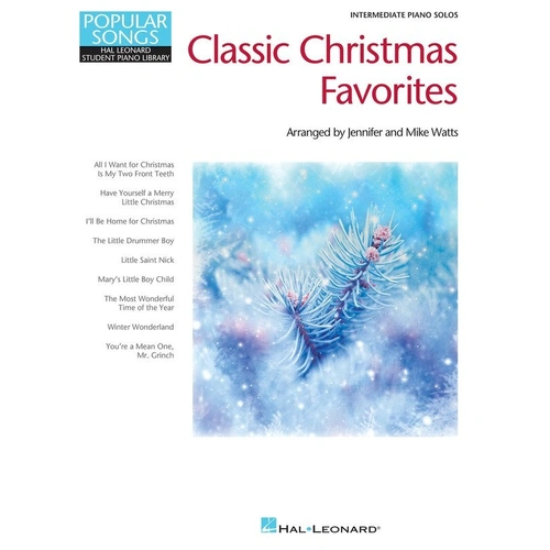 Classic Christmas Favorites for Piano - 9 Holiday Tunes, Hal Leonard, 24 Pages, Popular Songs Series