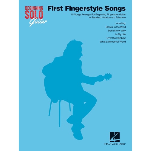 First Fingerstyle Songs Beginning Solo Guitar Ta (Softcover Book)