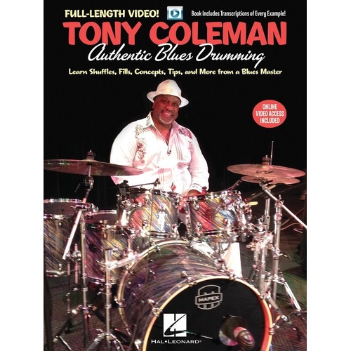Tony Coleman - Authentic Blues Drumming Book and Video
