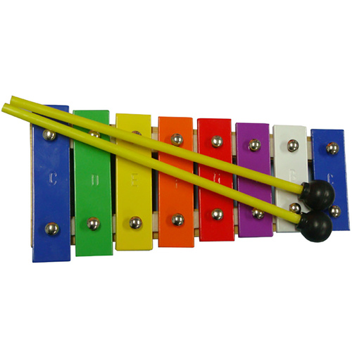 Glockenspiel 8 Note C-C in Assorted Colors