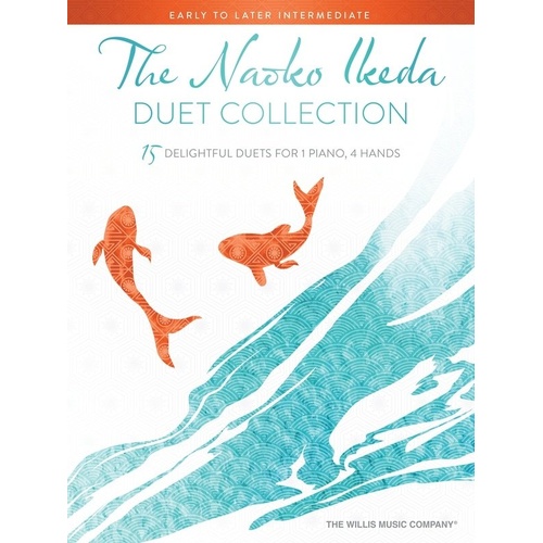 Naoko Ikeda Duet Collection for Piano, 80 Pages, Intermediate Duets, Includes The Royal Seven and Winter Songs, Published by Willis Music