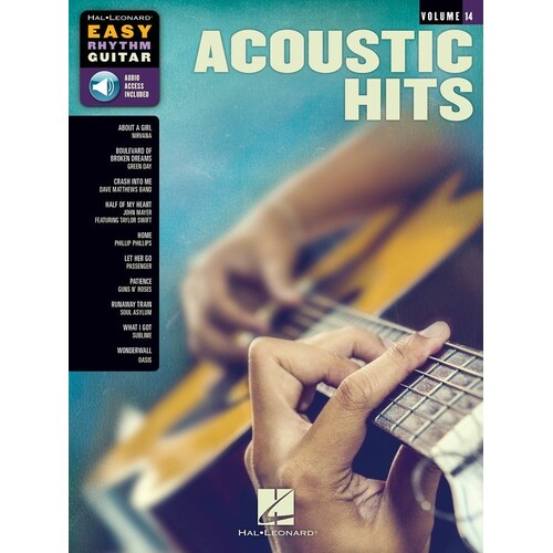 Acoustic Hits Easy Rhythm Guitar V14 Book/Online Audio (Softcover Book/Online Audio)