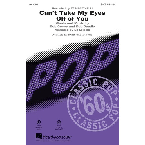 Cant Take My Eyes Off Of You ShowTrax CD (CD Only)