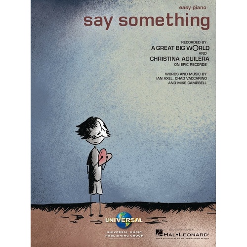 Say Something Easy Piano S/S (Sheet Music)