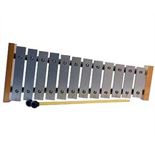 Glockenspiel 12 Note (C-G) Diatonic with Steel Bars and Wooden Frame