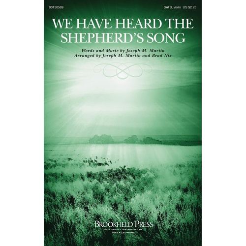 We Have Heard The Shepherds Song SATB (Octavo)