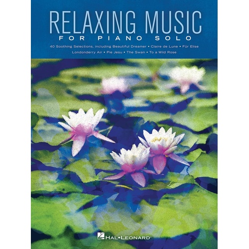 Relaxing Music For Piano Solo (Softcover Book)