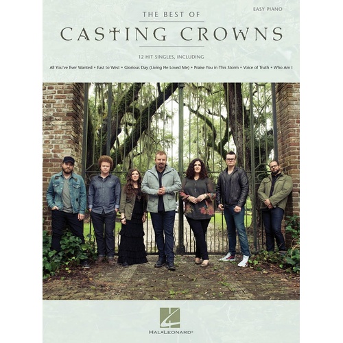Best Of Casting Crowns Easy Piano (Softcover Book)