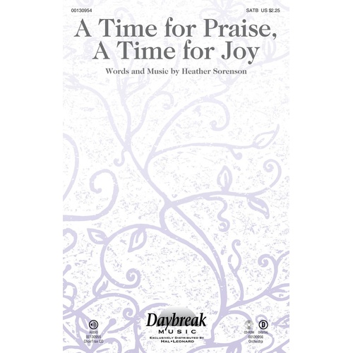 A Time For Praise A Time For Joy SATB (Octavo)
