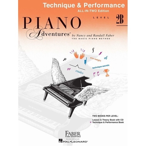 Piano Adventures All-In-Two Level 2B Technique & Performance Book