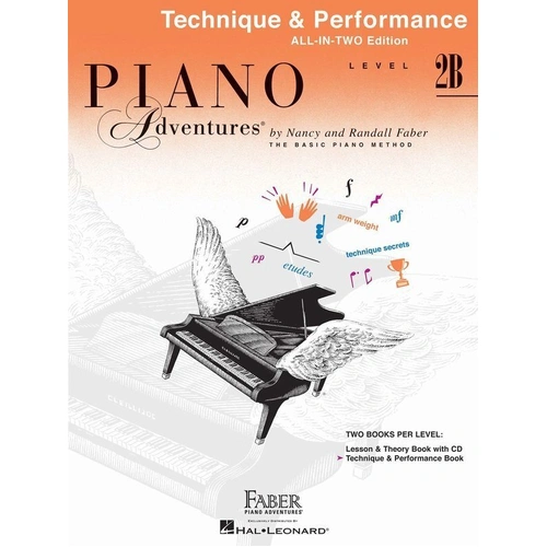 Piano Adventures All-In-Two Level 2B Technique & Performance Book