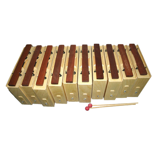 Soprano Chime Bar Set with 10 Wood Bars
