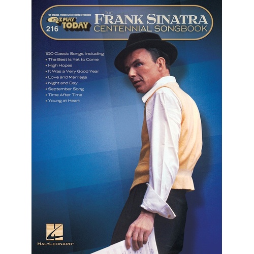 EZ Play 216 Sinatra Centennial Songbook (Softcover Book)