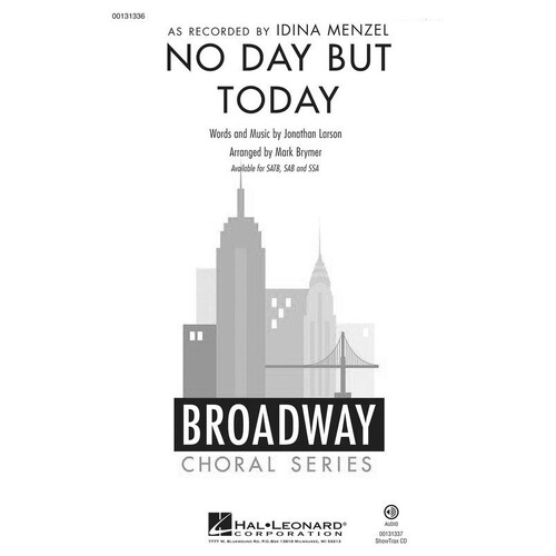 No Day But Today ShowTrax CD (CD Only)