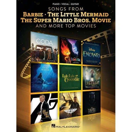 Songs from Barbie, Little Mermaid, Super Mario Bros & More - Piano, Vocal & Guitar Songbook by Hal Leonard, 112 Pages