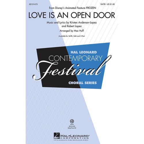 Love Is An Open Door (From Frozen) SATB (Octavo)