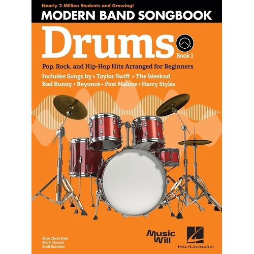 Modern Band Method Drums Songbook 1 - Pop, Rock & Hip-Hop Hits for Beginners