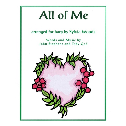 All Of Me Arranged For Harp (Softcover Book)