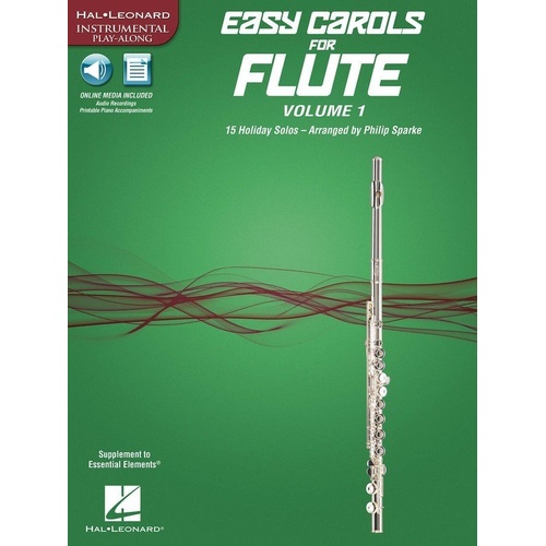 Easy Carols for Flute, Volume 1 with Online Audio Access