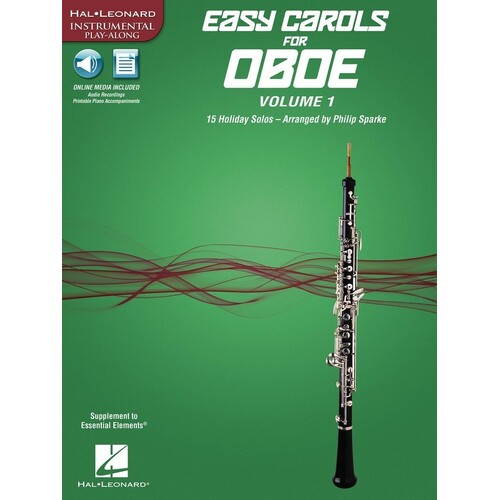 Easy Carols For Oboe Vol 1 Book/Online Audio (Softcover Book/Online Audio)