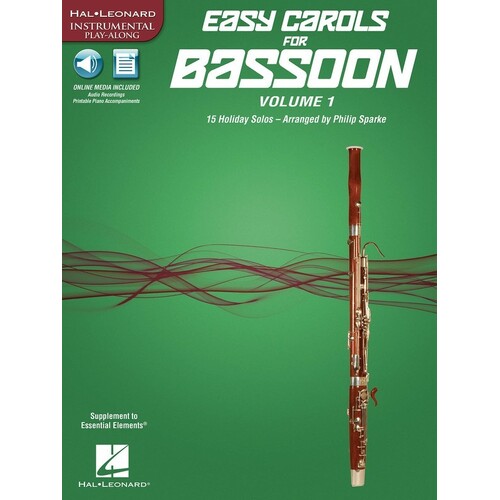 Easy Carols For Bassoon Vol 1 Book/Online Audio (Softcover Book/Online Audio)
