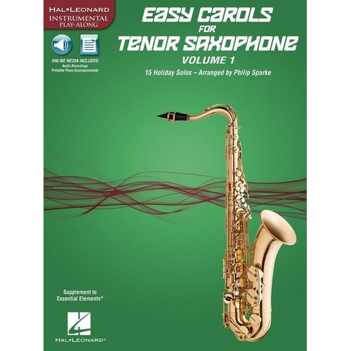 Easy Carols for Tenor Saxophone, Vol. 1 by Hal Leonard